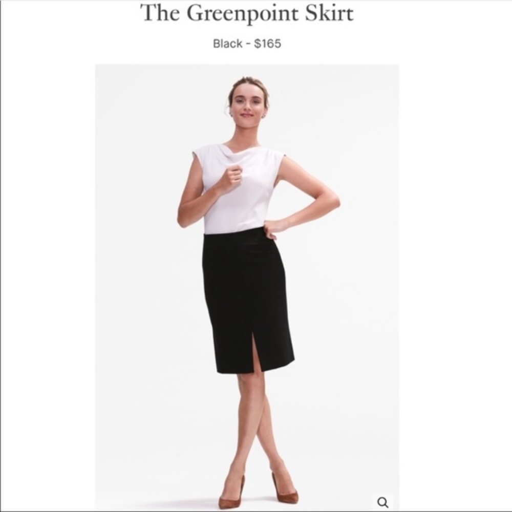 MM. Lafleur, Black Greenpoint skirt, Size 2